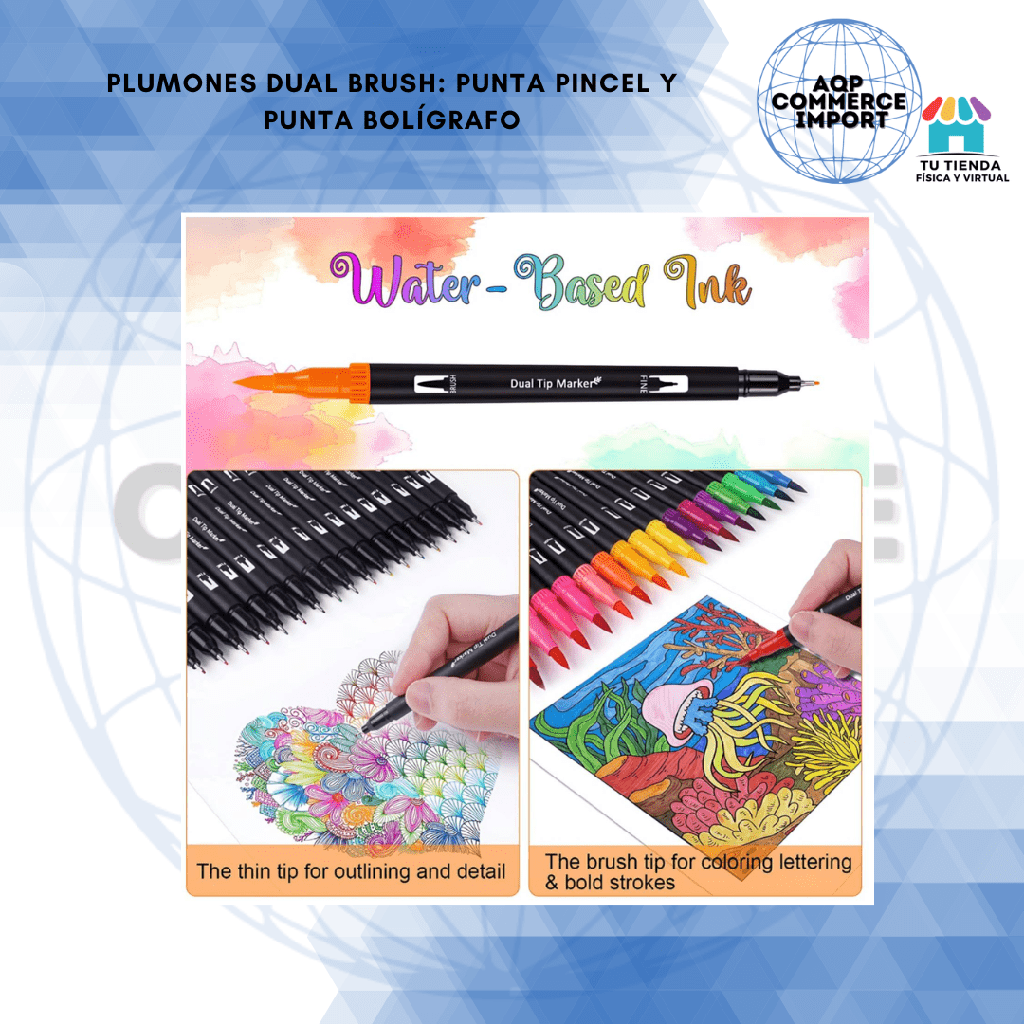 PLUMONES DUAL BRUSH 