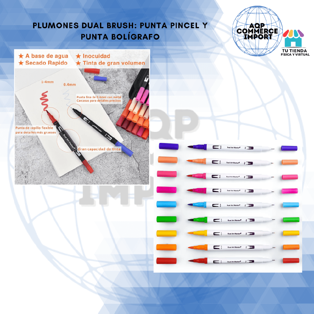 PLUMONES DUAL BRUSH 