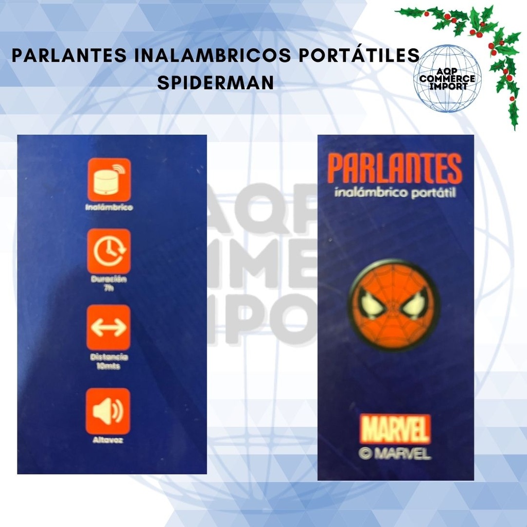 PARLANTE PORTÁTIL - MARVEL