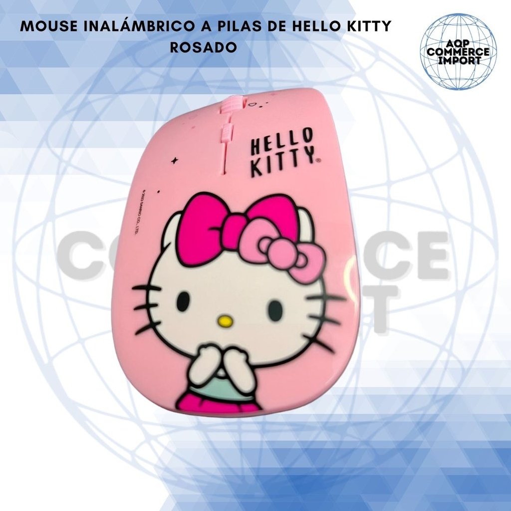 MOUSE INALAMBRICO A PILAS HELLO KITTY
