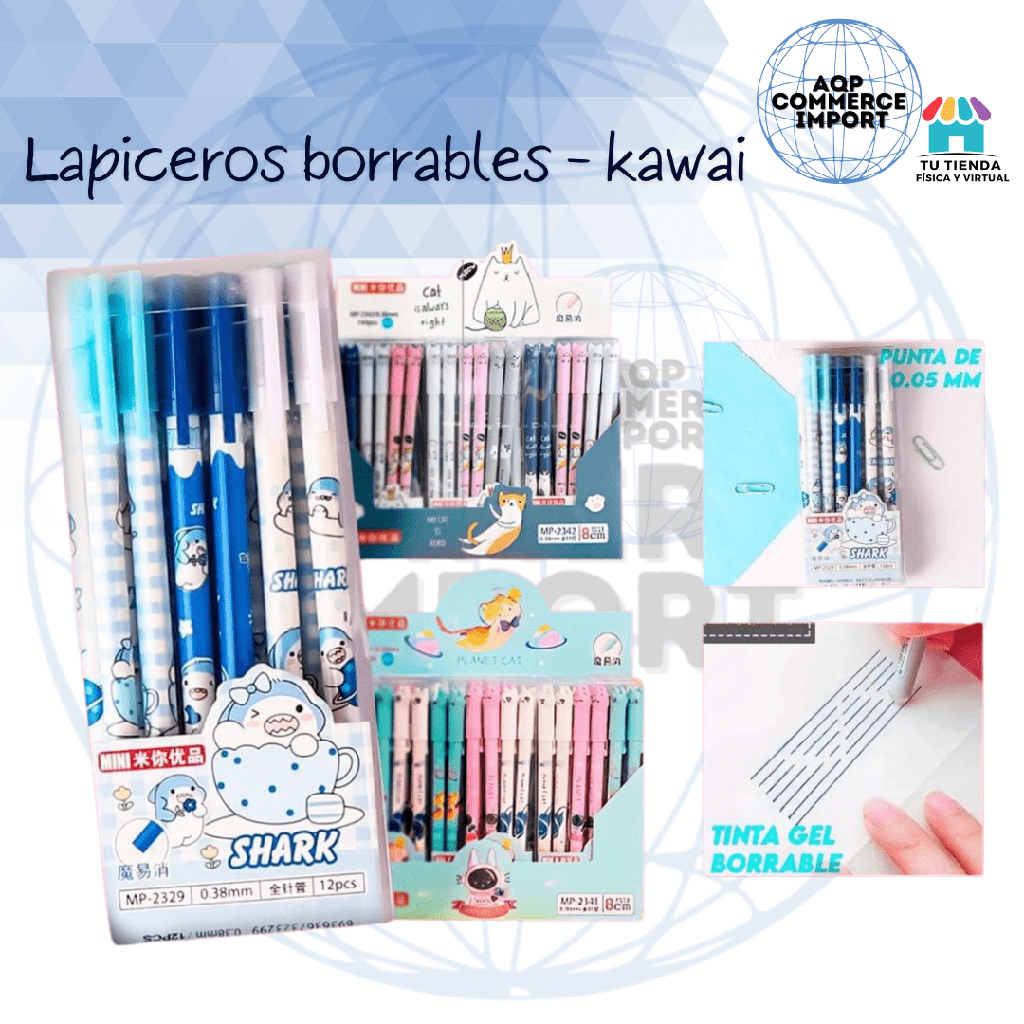 LAPICERO BORRABLE - TINTA BORRABLE AZUL