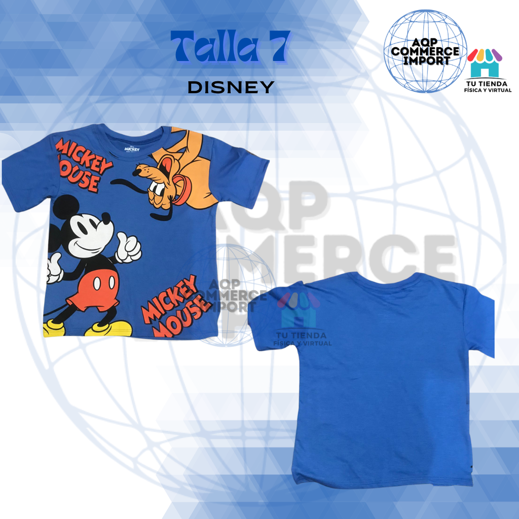 POLOS DISNEY TALLA 7