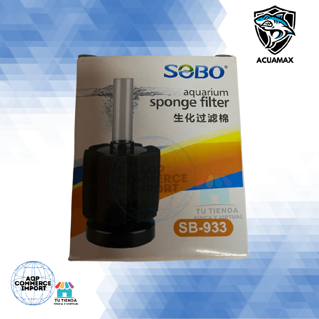 FILTRO ESPONJA MINI SOBO SB-933 PARA PECERAS