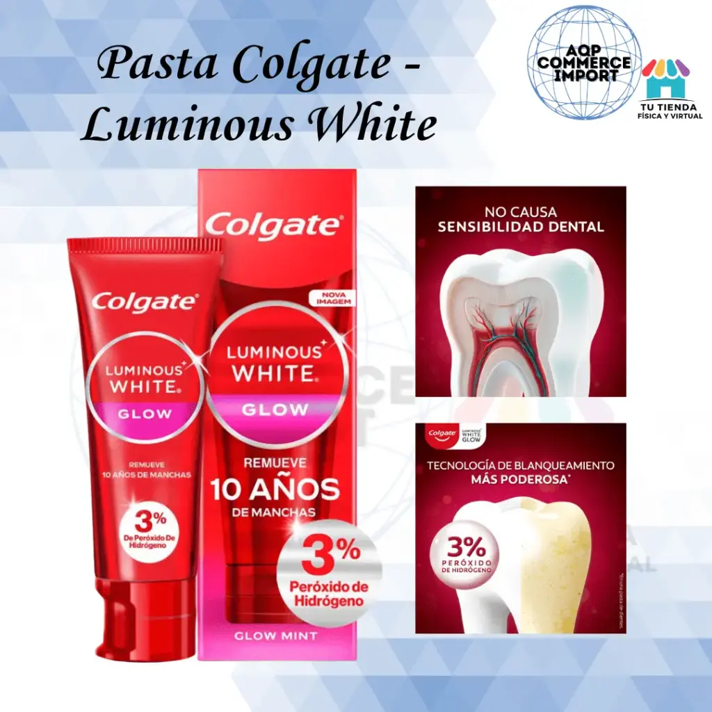 PASTA COLGATE LUMINOUS WHITE GLOW