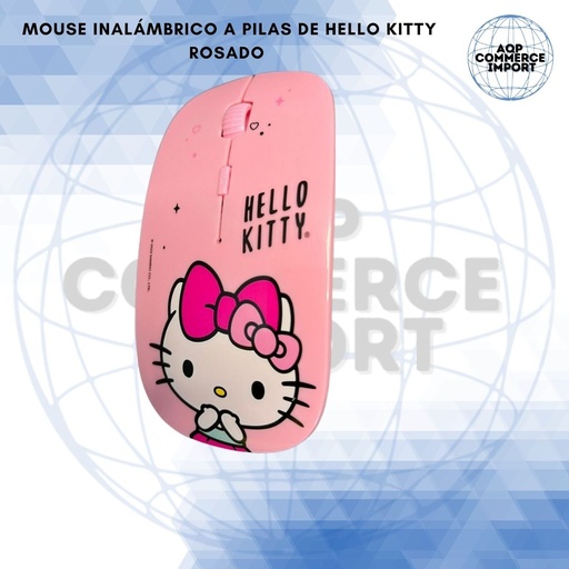 MOUSE INALAMBRICO A PILAS HELLO KITTY