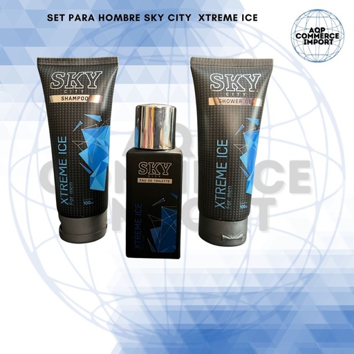 SET SKY HOMBRE - SHAMPO, COLONIA Y SHOWER GEL