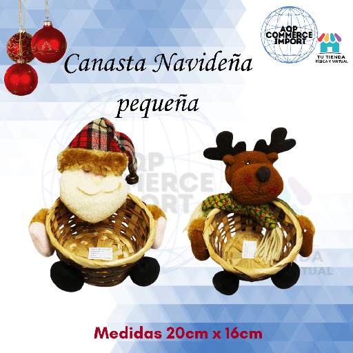 CANASTA NAVIDEÑA PEQUEÑA