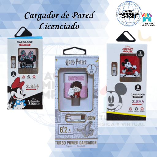 CARGADOR DE PARED - LICENCIADO