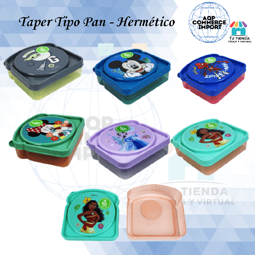 TAPER TIPO PAN - HERMÉTICO