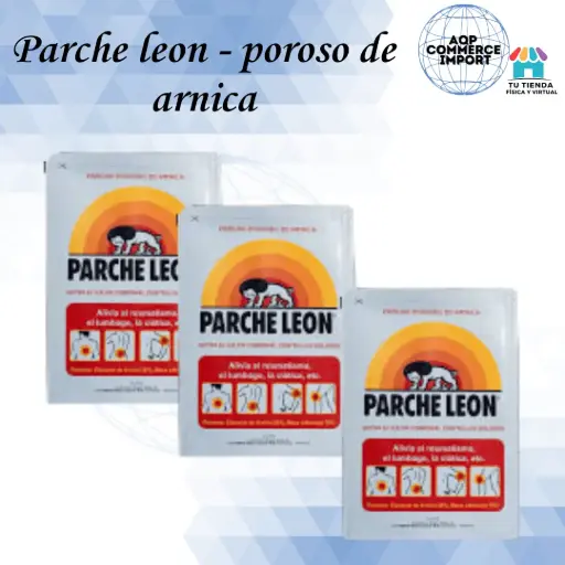 PARCHE LEON – FUERZA Y ALIVIO NATURAL
