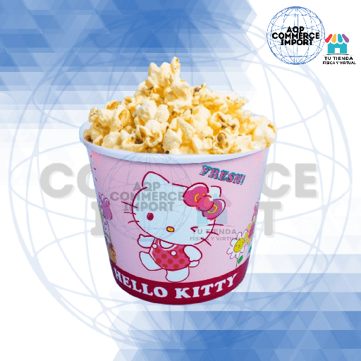 BALDE DE POCKORN HELLO KITTY MEDIANO