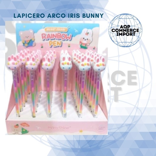 LAPICEROS ARCOIRIS BUNNY